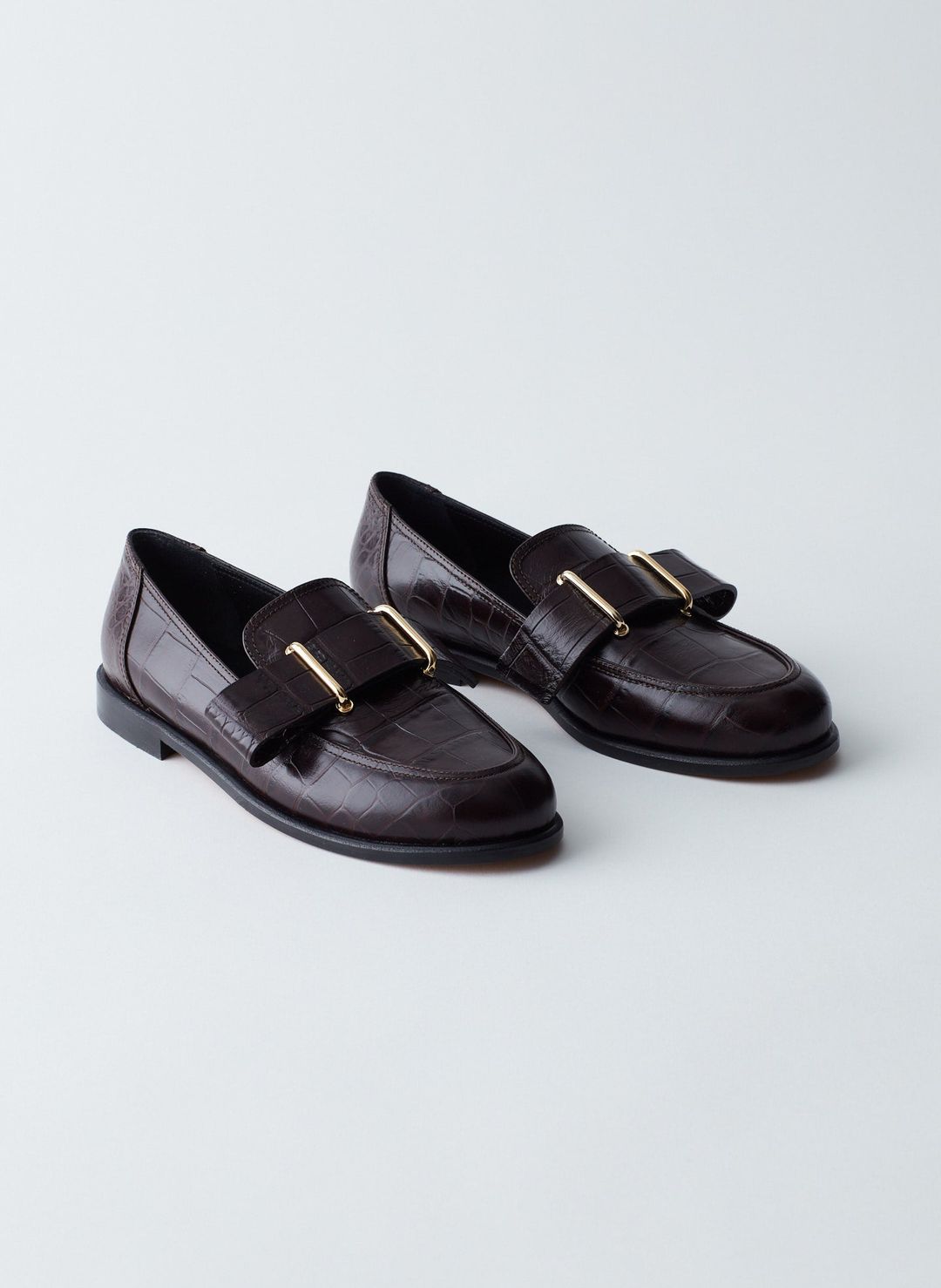 Morris Croc Print Leather Loafer #4