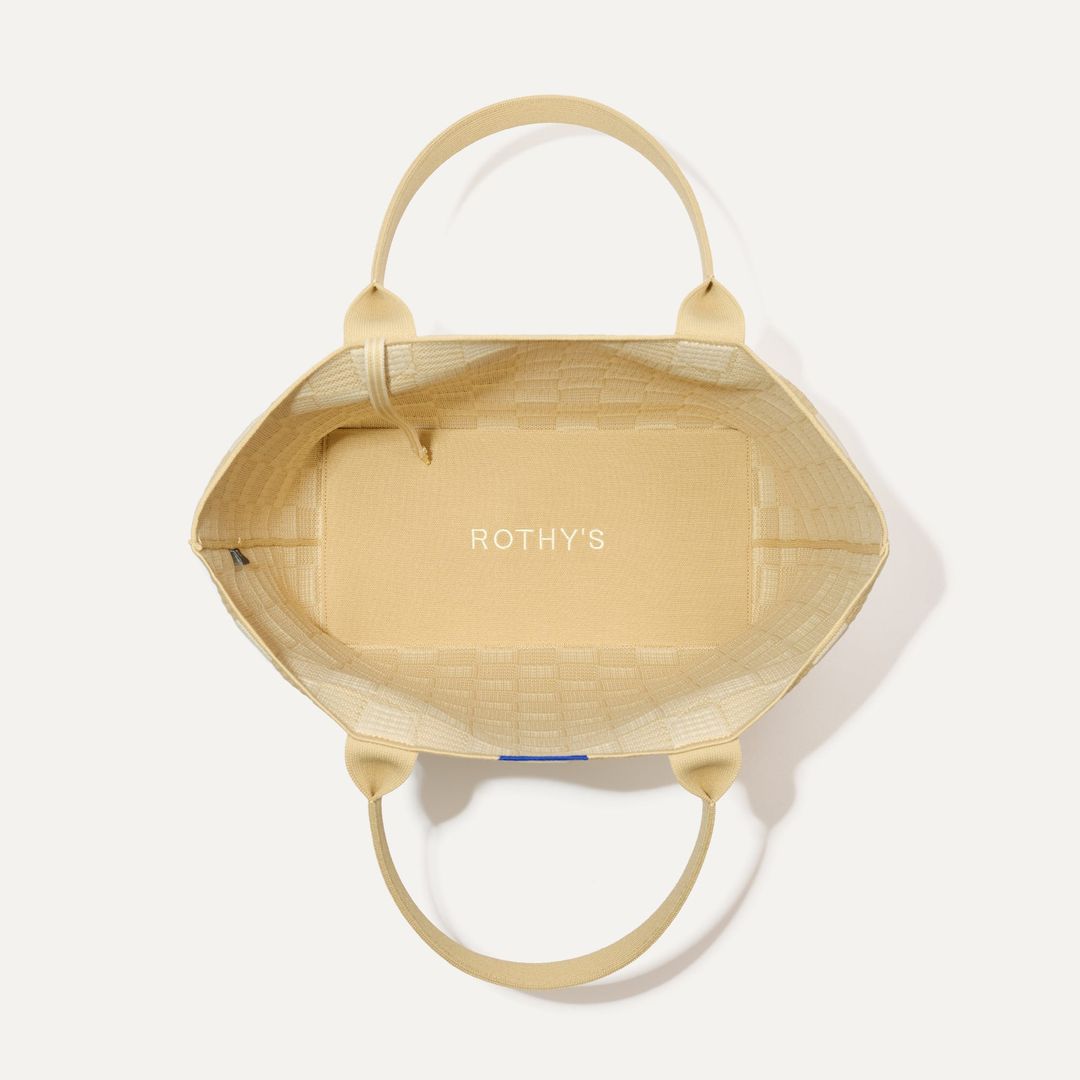 The Lightweight Tote - Checker Sand #7