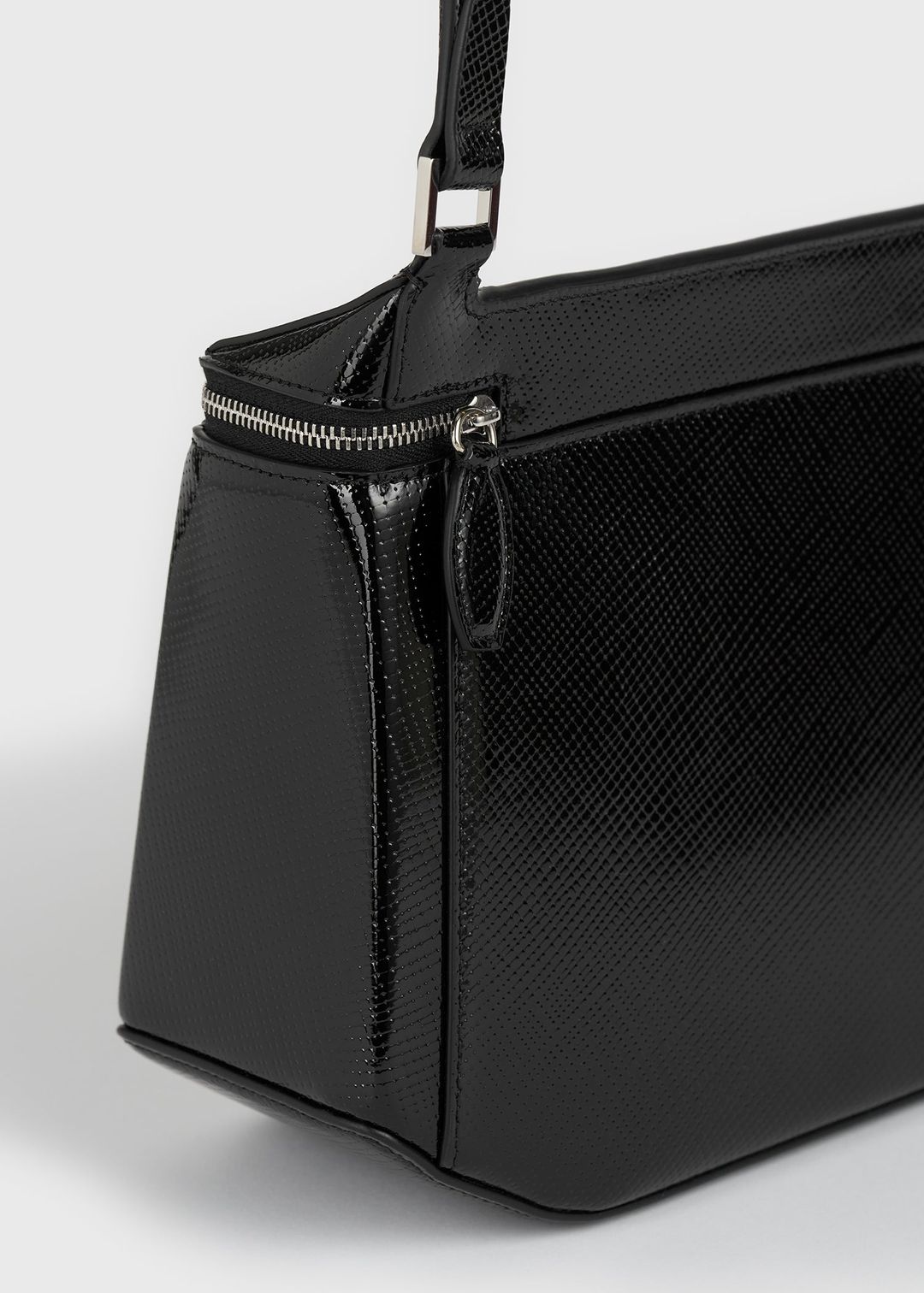 Clip palmellato-patent shoulder black #5