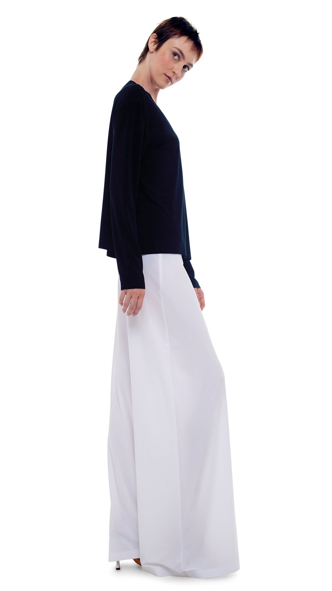 CROPPED BOYFRIEND CREW TOP #4