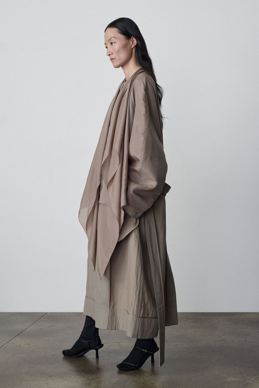 Evia Coat in Silk #5