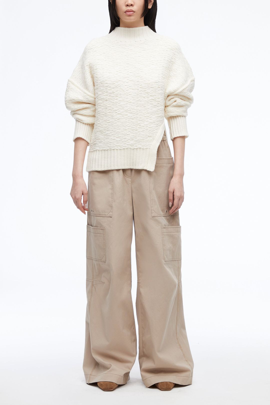 Wool Jacquard Turtleneck Sweater #6