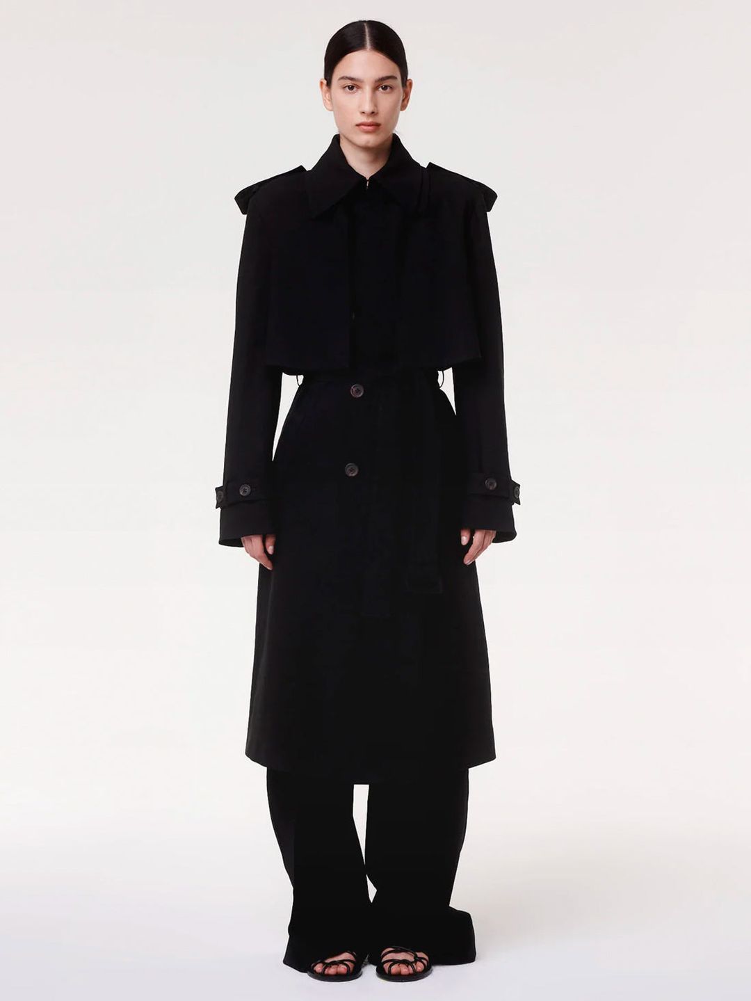 Convertible Trench | Black #3