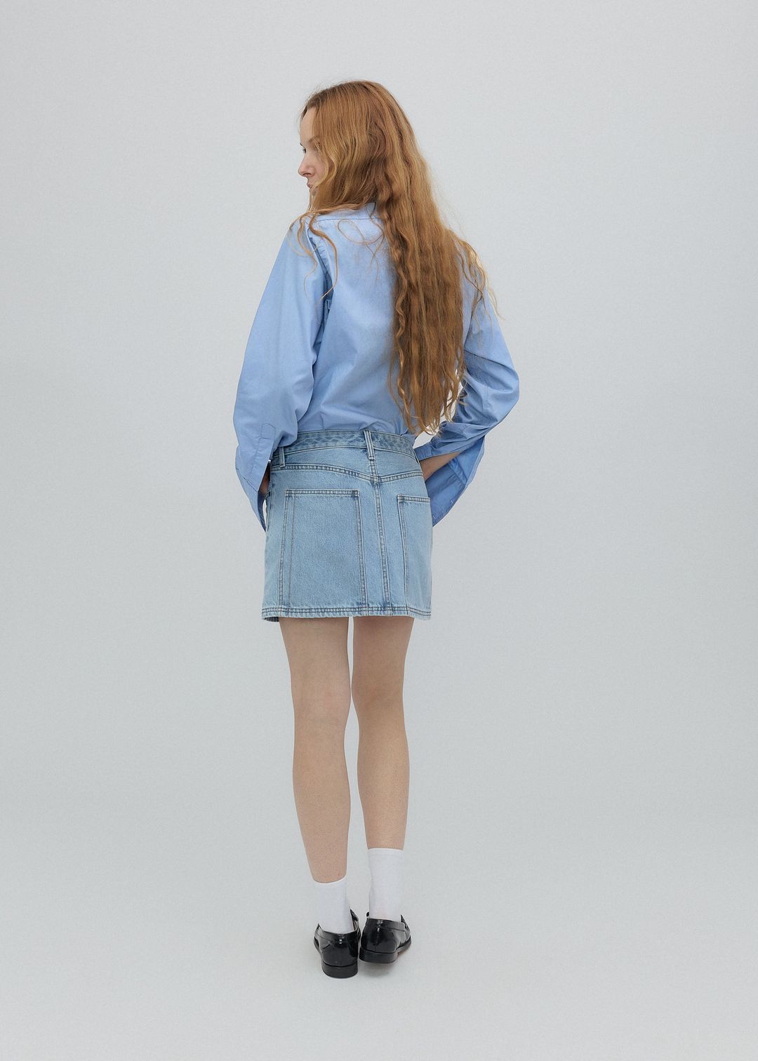 Holly Skirt in Vintage Blue #4