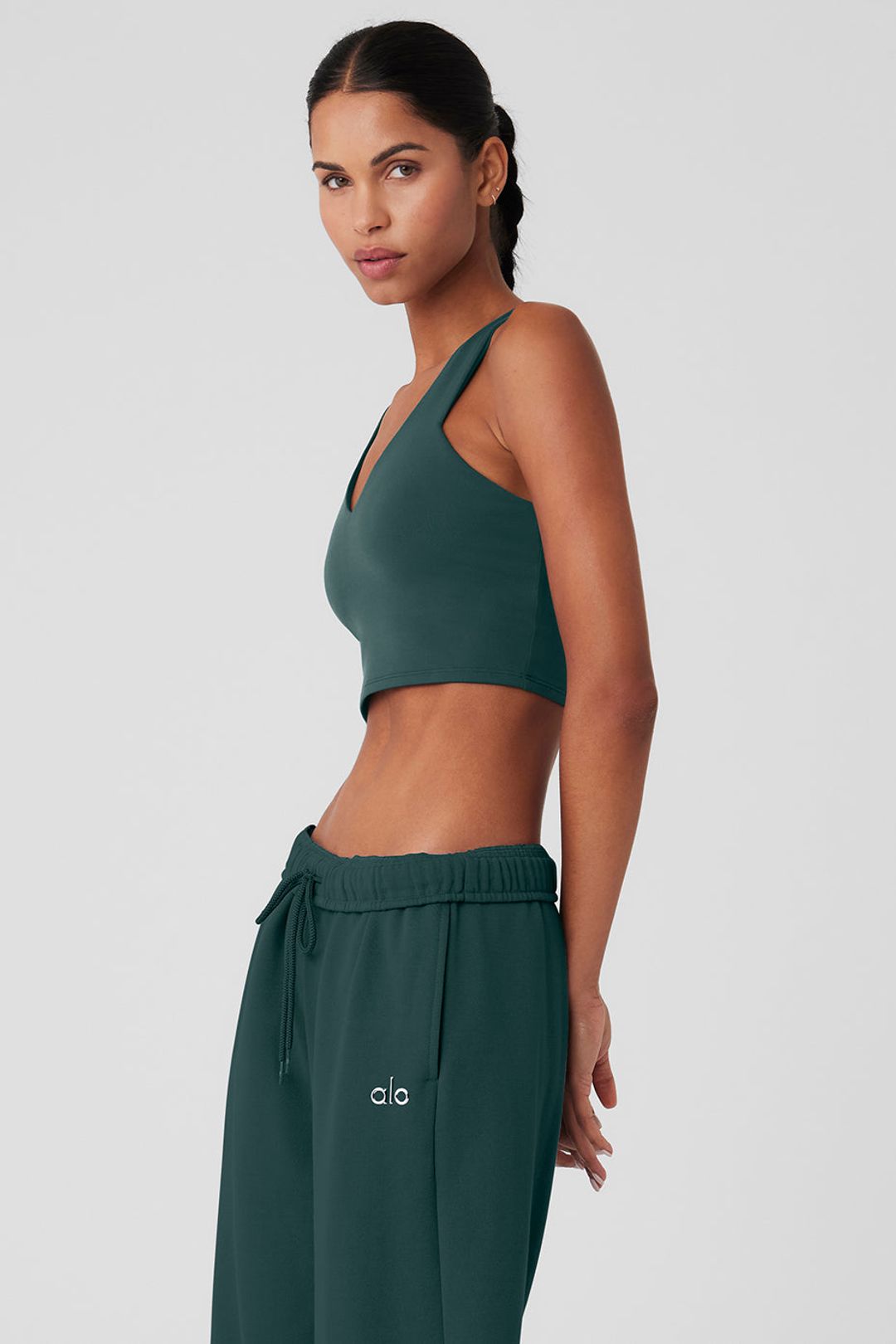 Airbrush Real Bra Tank - Midnight Green #3