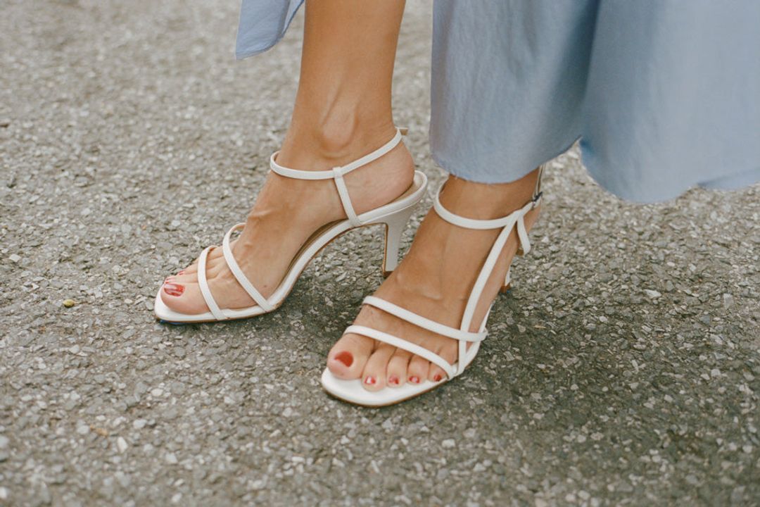 IRENE SANDAL, WHITE #6