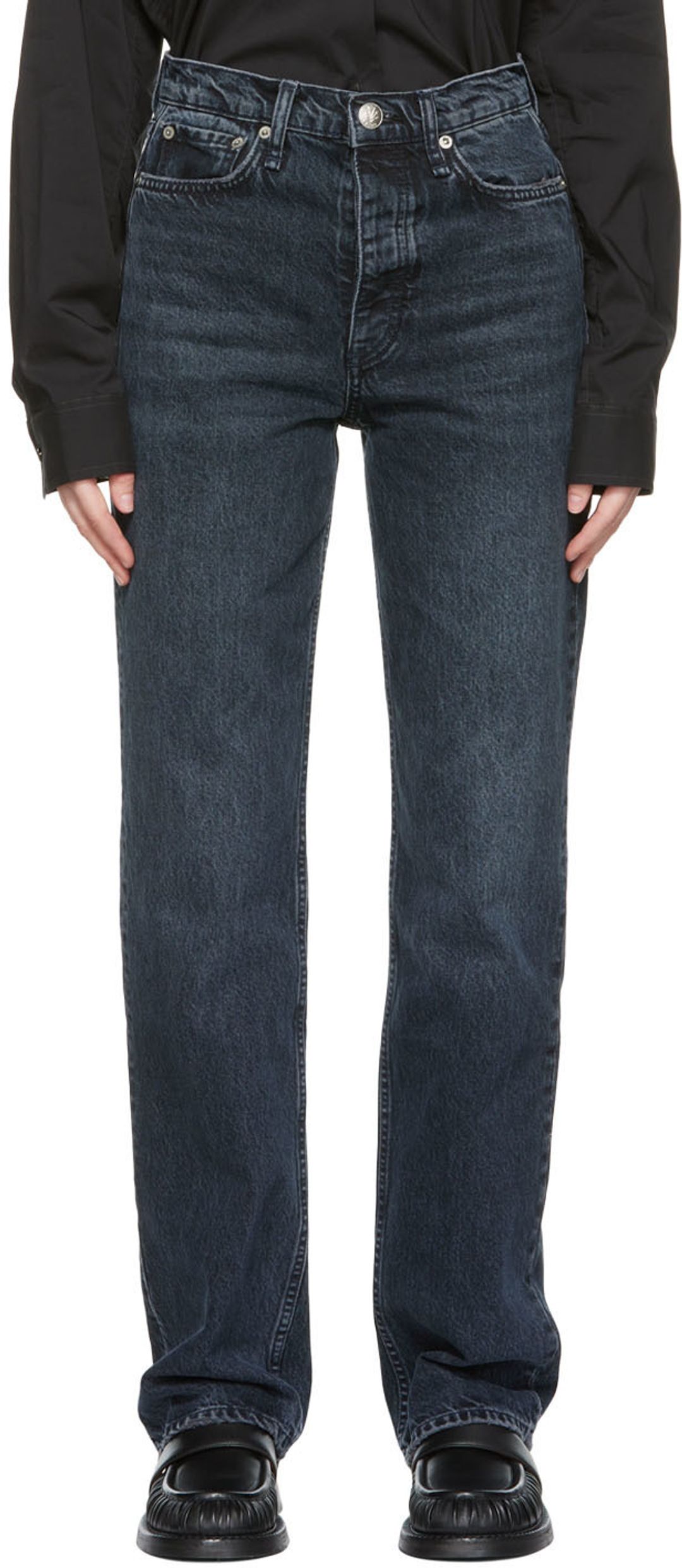 rag & bone Navy Alex Jeans