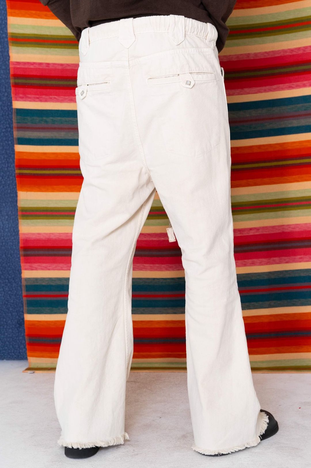 P75 Westerner Bell Bottoms Canvas Sunfaded Stone #6