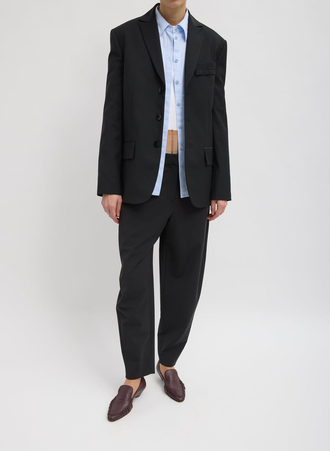Tropical Wool Reese Sculpted Trouser #7