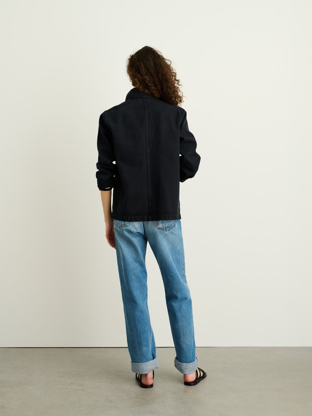 Britt Work Jacket in Recycled Denim #7