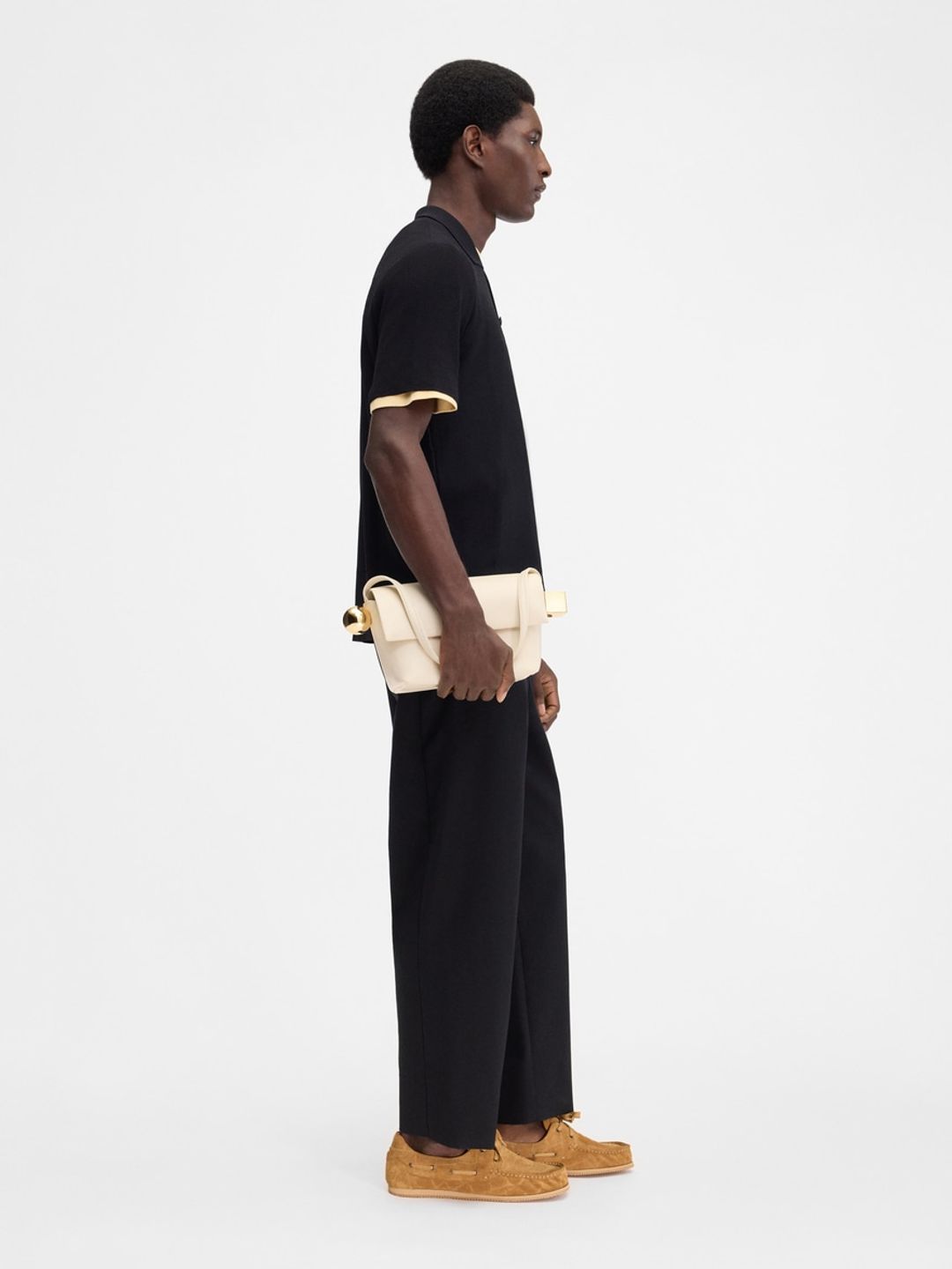 knitted polo shirt