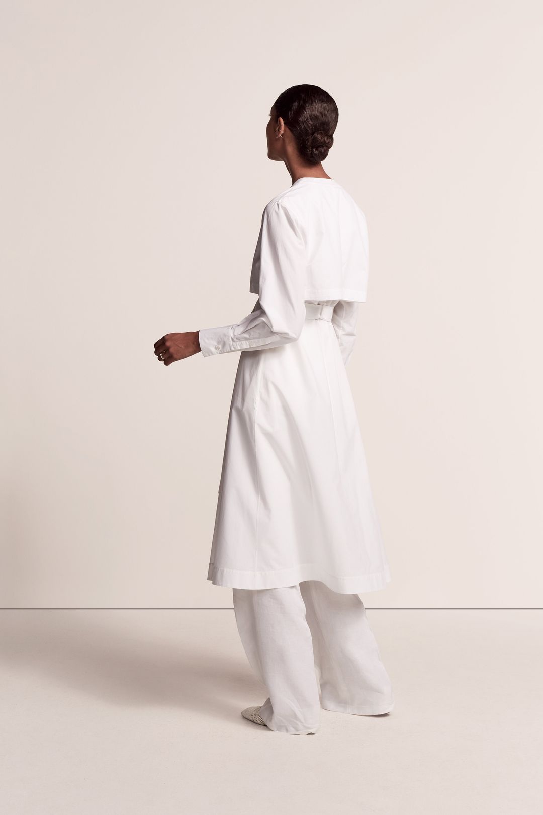 V-Neck Shirt Dress #8