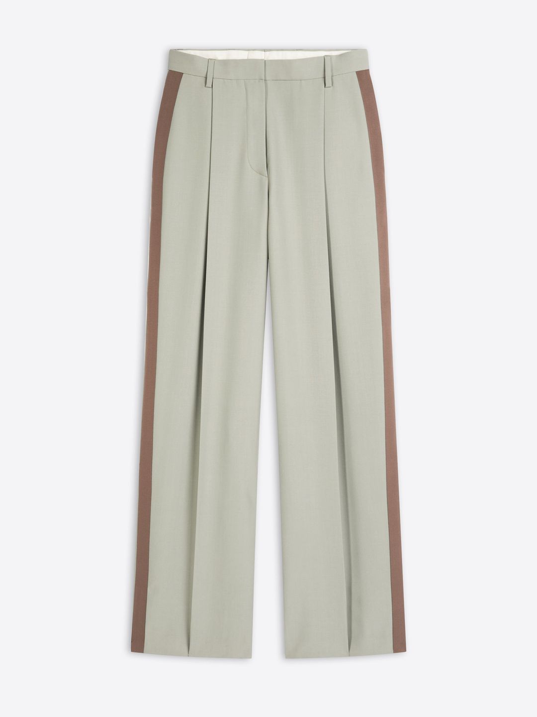 Pleated tuxedo pants