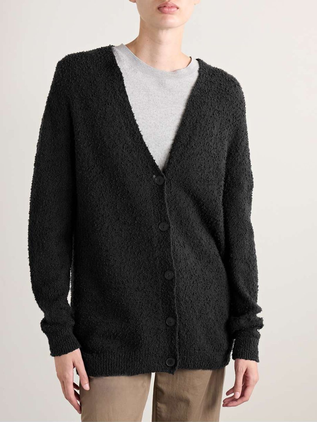 Krystal cotton-bouclé cardigan #3