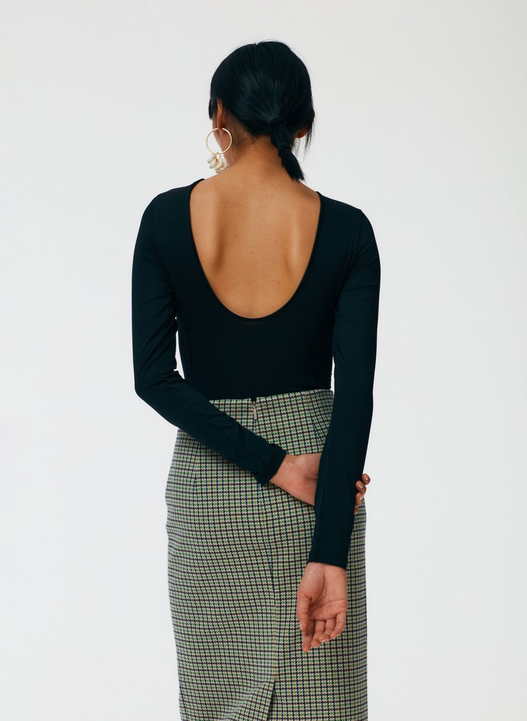 Menswear Tailored Pencil Skirt - Regular #6