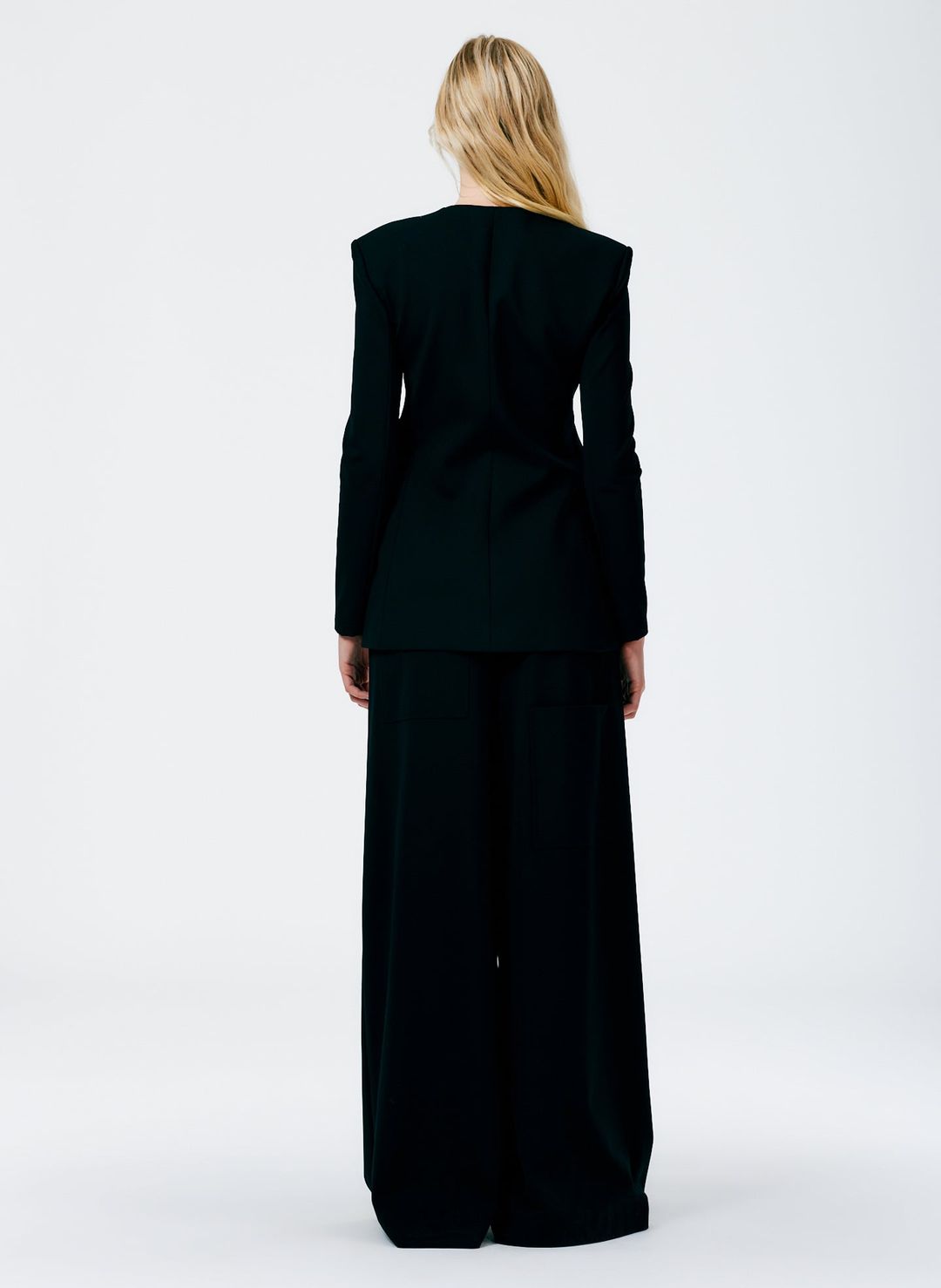 Compact Ultra Stretch Knit Fitted Blazer #7