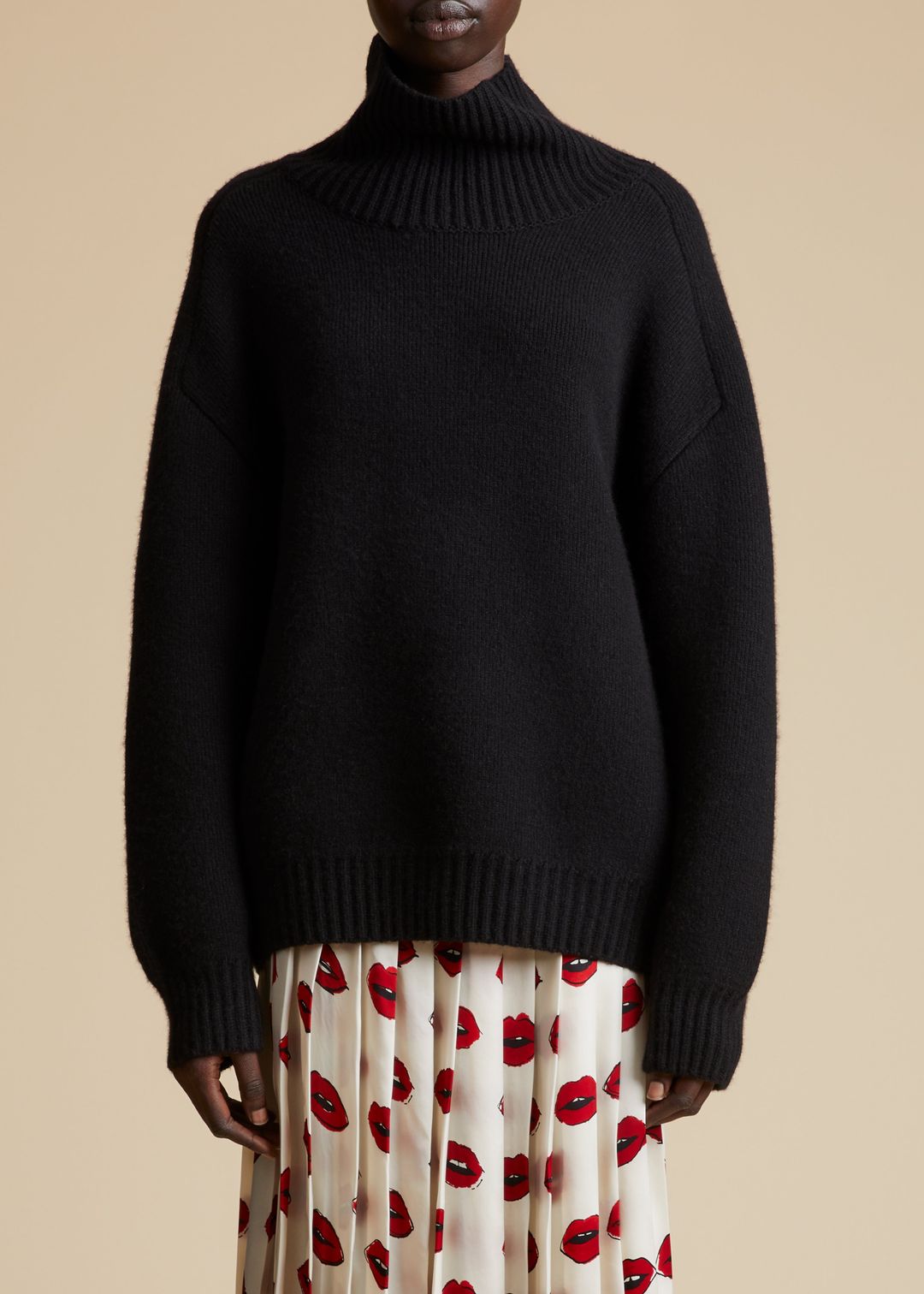 The Landen Sweater in Black #8