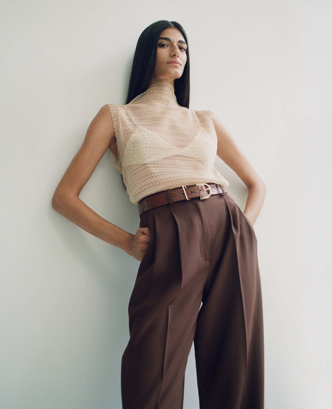 Oraya Sleeveless Shell in Butter