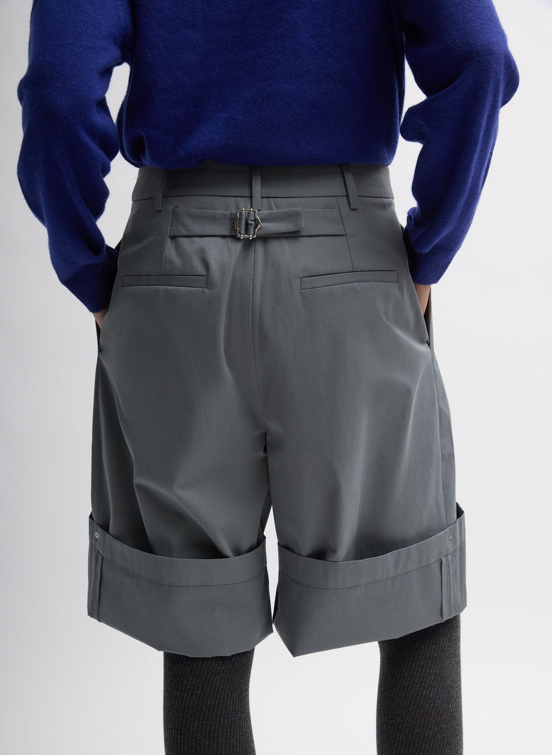 Bio Twill Triple Pleat Short #7