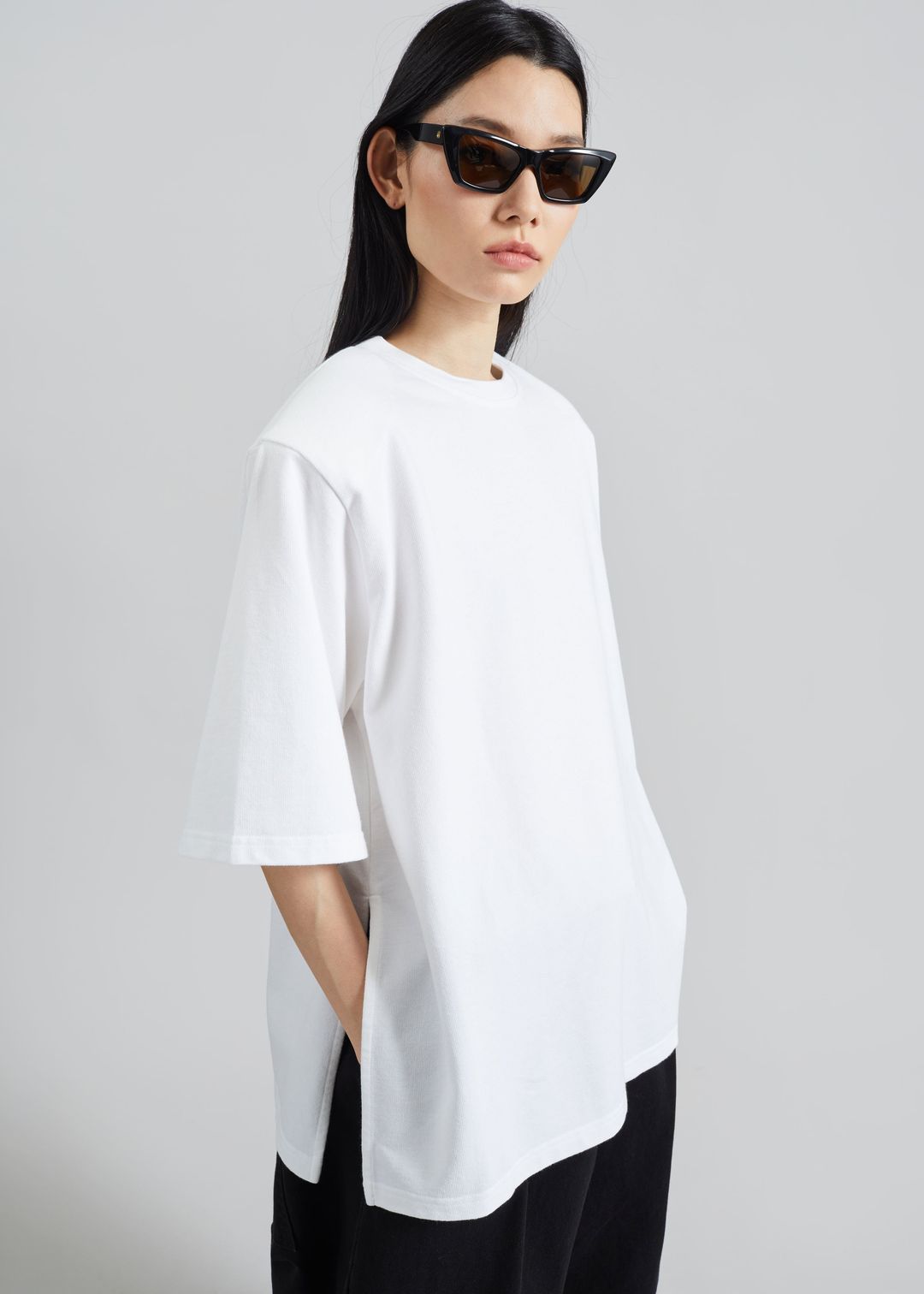 Anira Padded T-Shirt - White #6