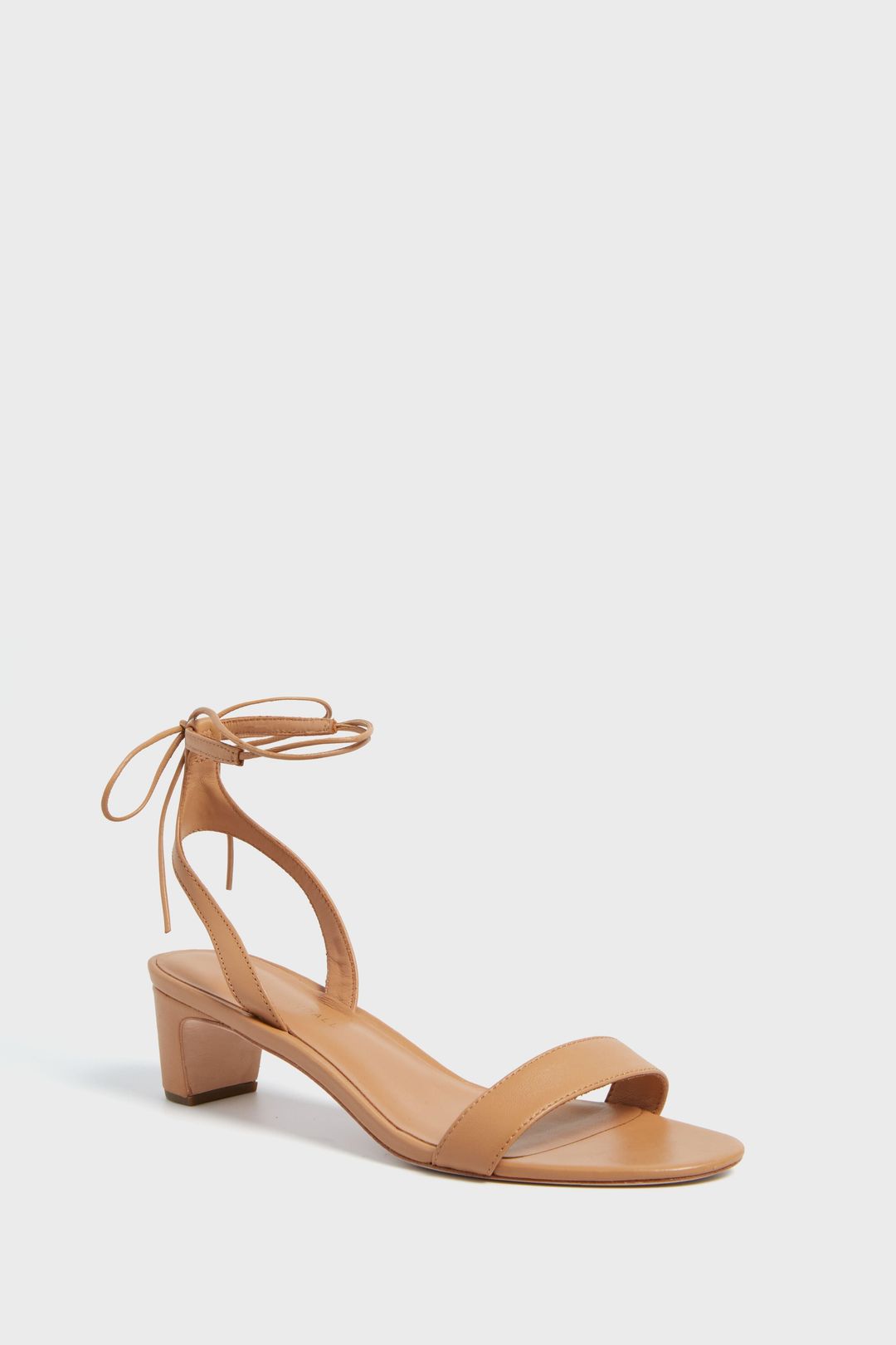 Dune Jackie Mid Heel Ankle Wrap Sandal