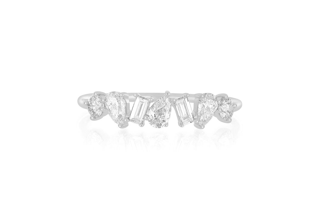 Jumbo Multifaceted Diamond Ring