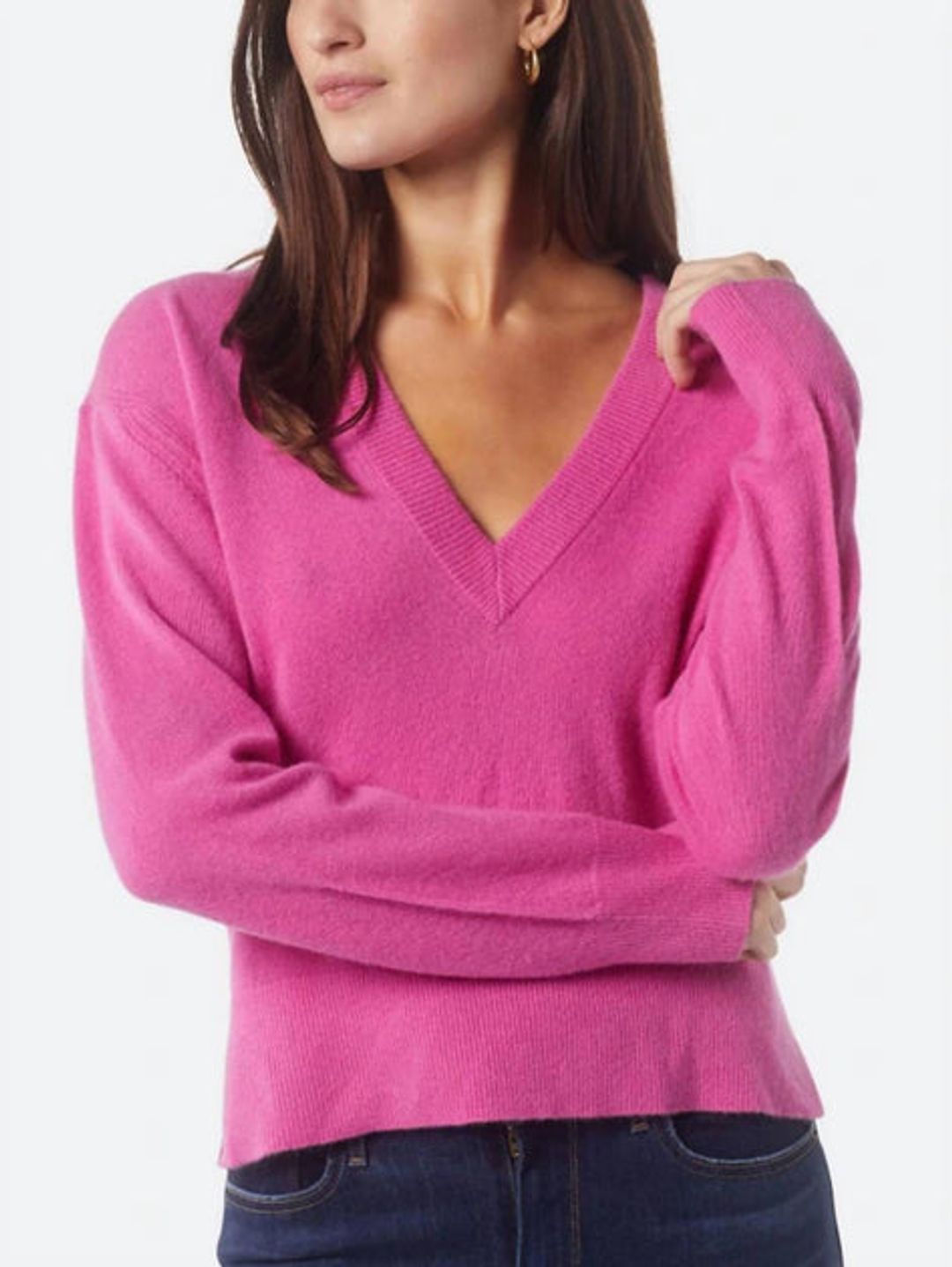 Wayna cashmere sweater in pink #2