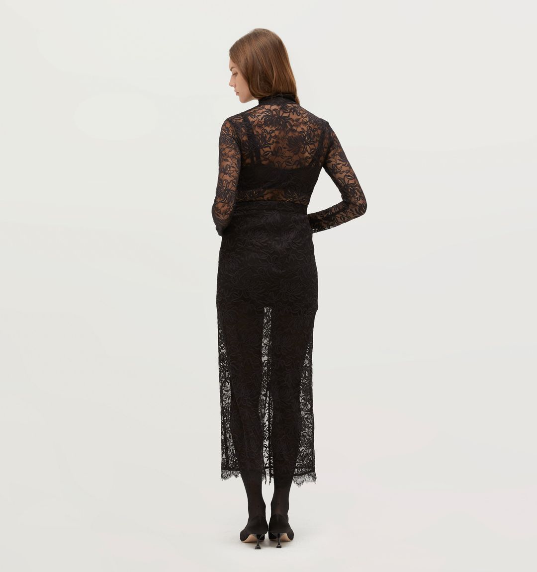 The Olympia Skirt - Black Lace #9