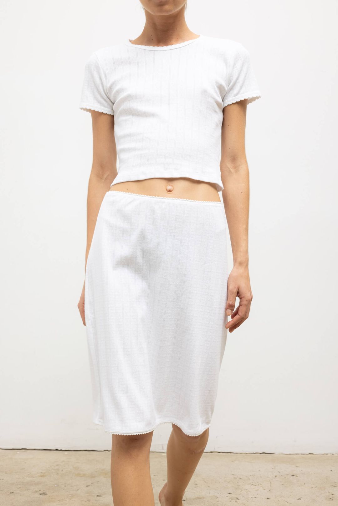 Pointelle Baby Tee #5