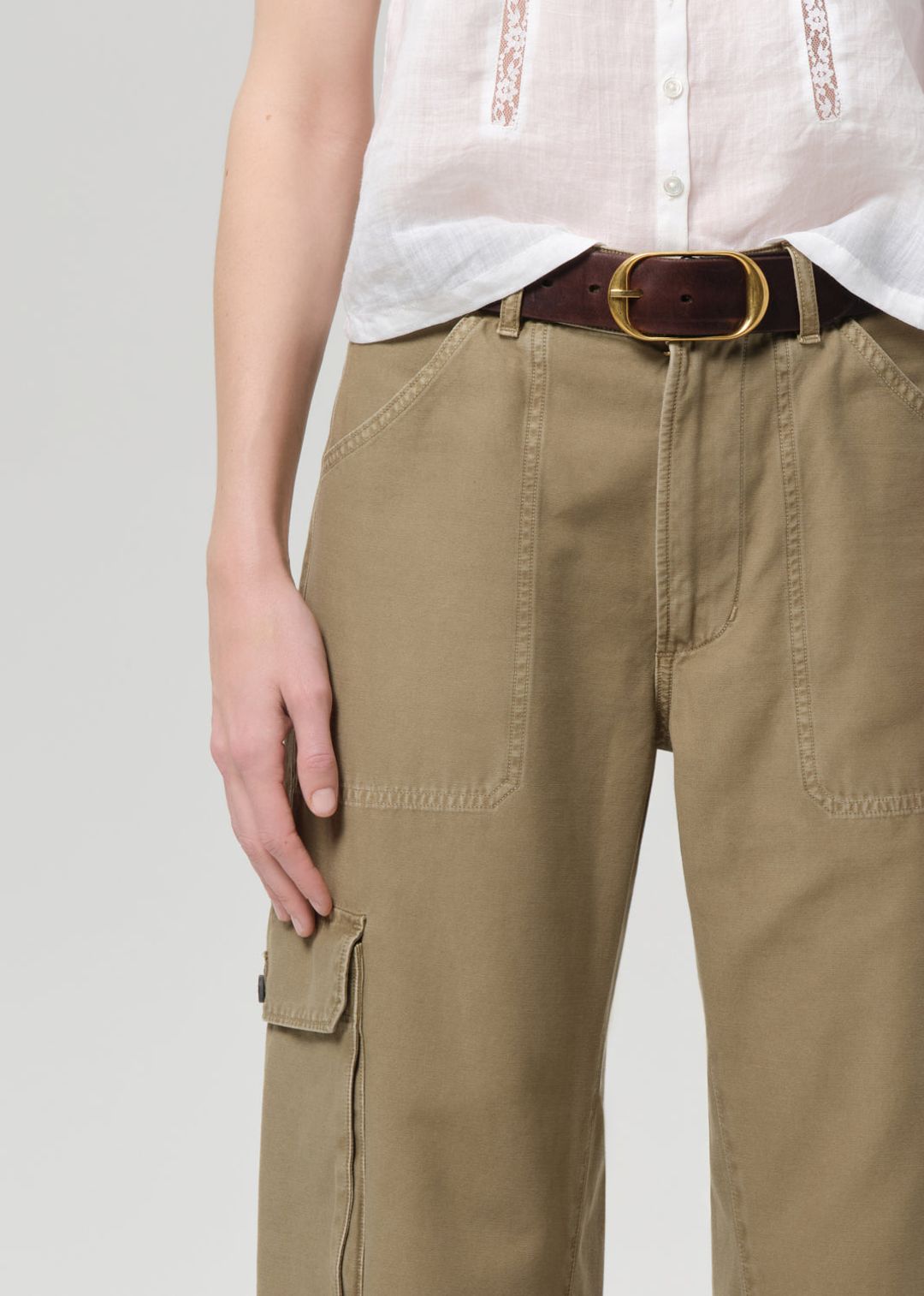 Thassos Twisted Seam Utility Pant in Bezal #5