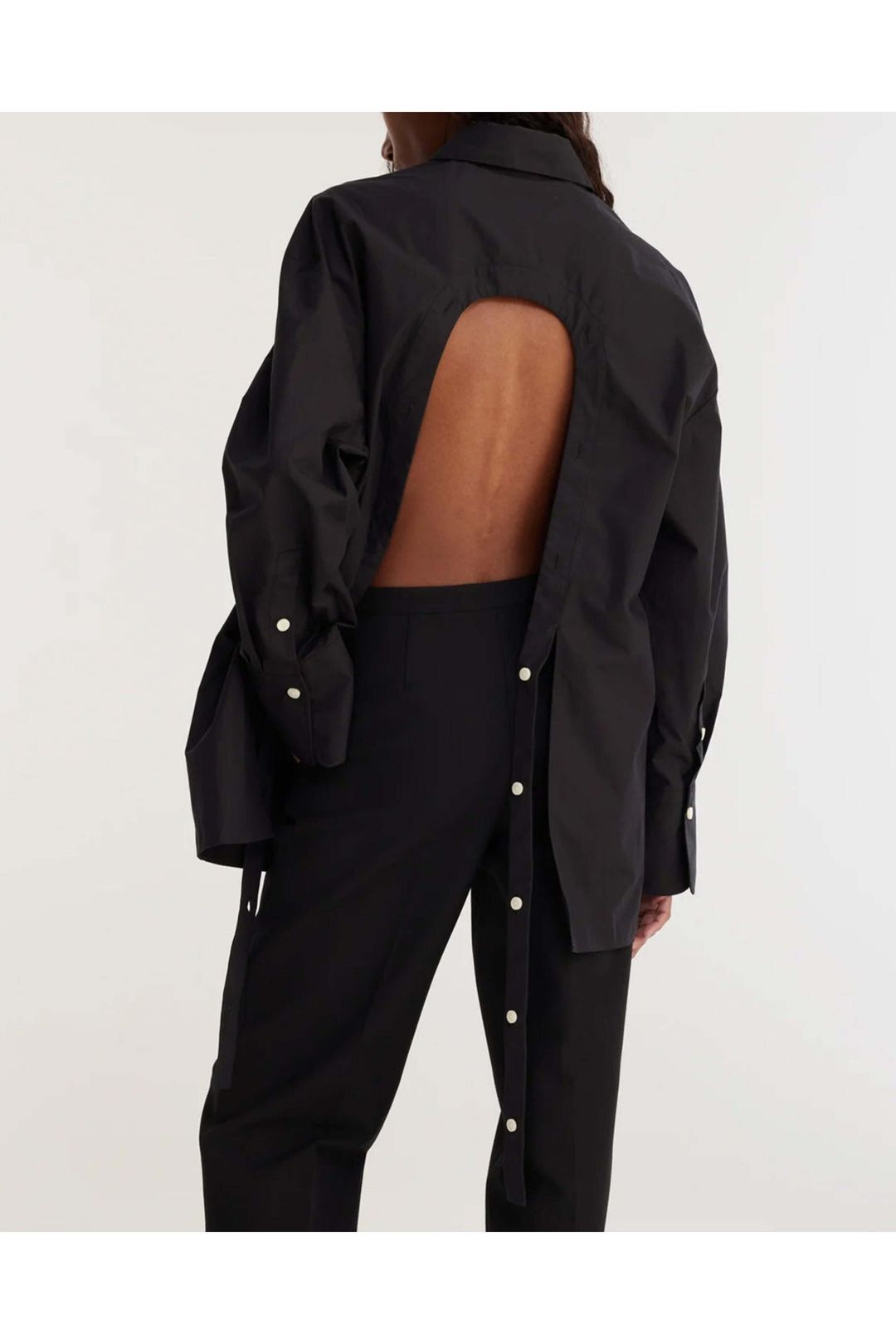 Noir Open Black Shirt #5