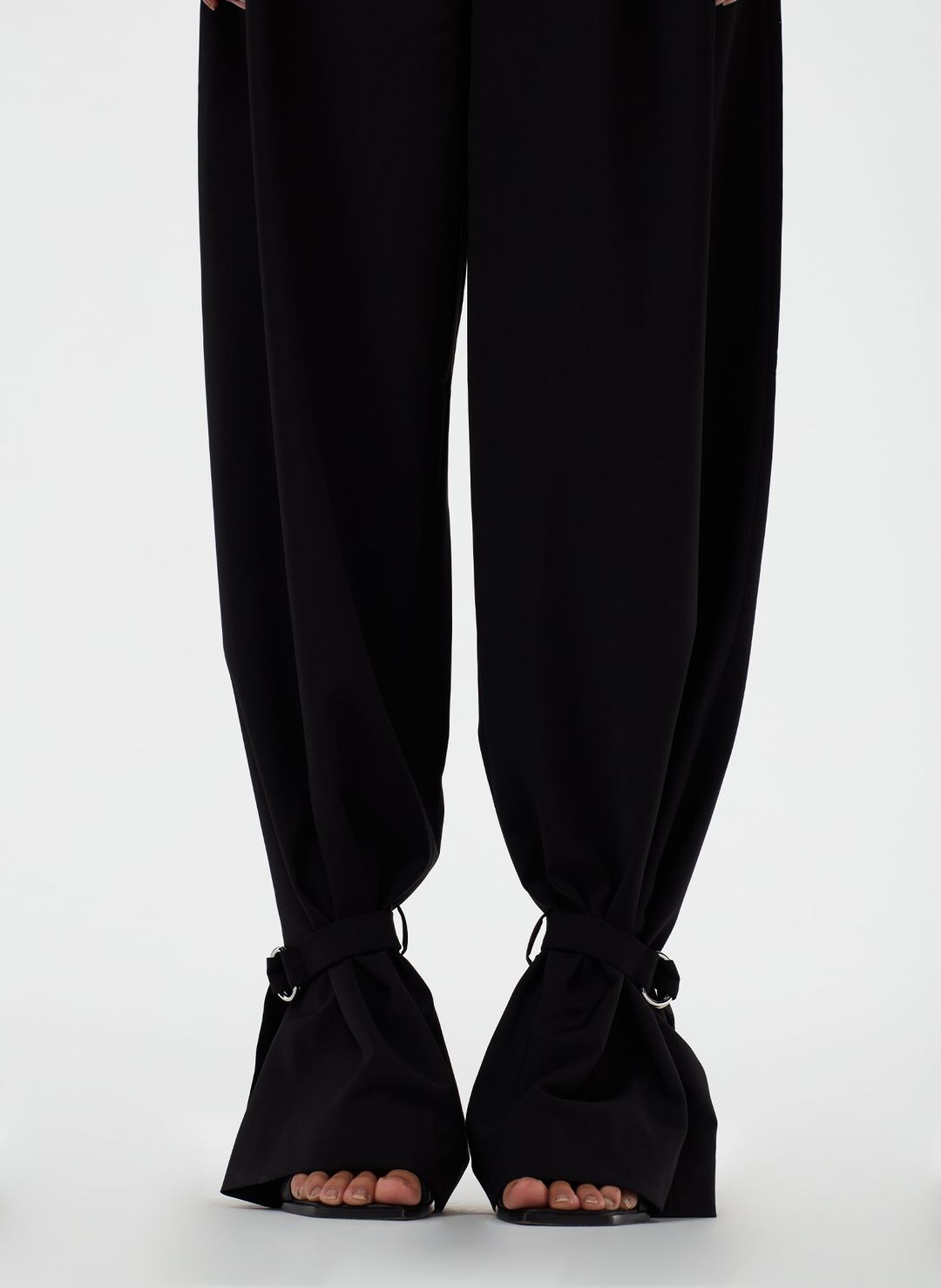 Tropical Wool Stella Pant with Removable Ankle Bands #5