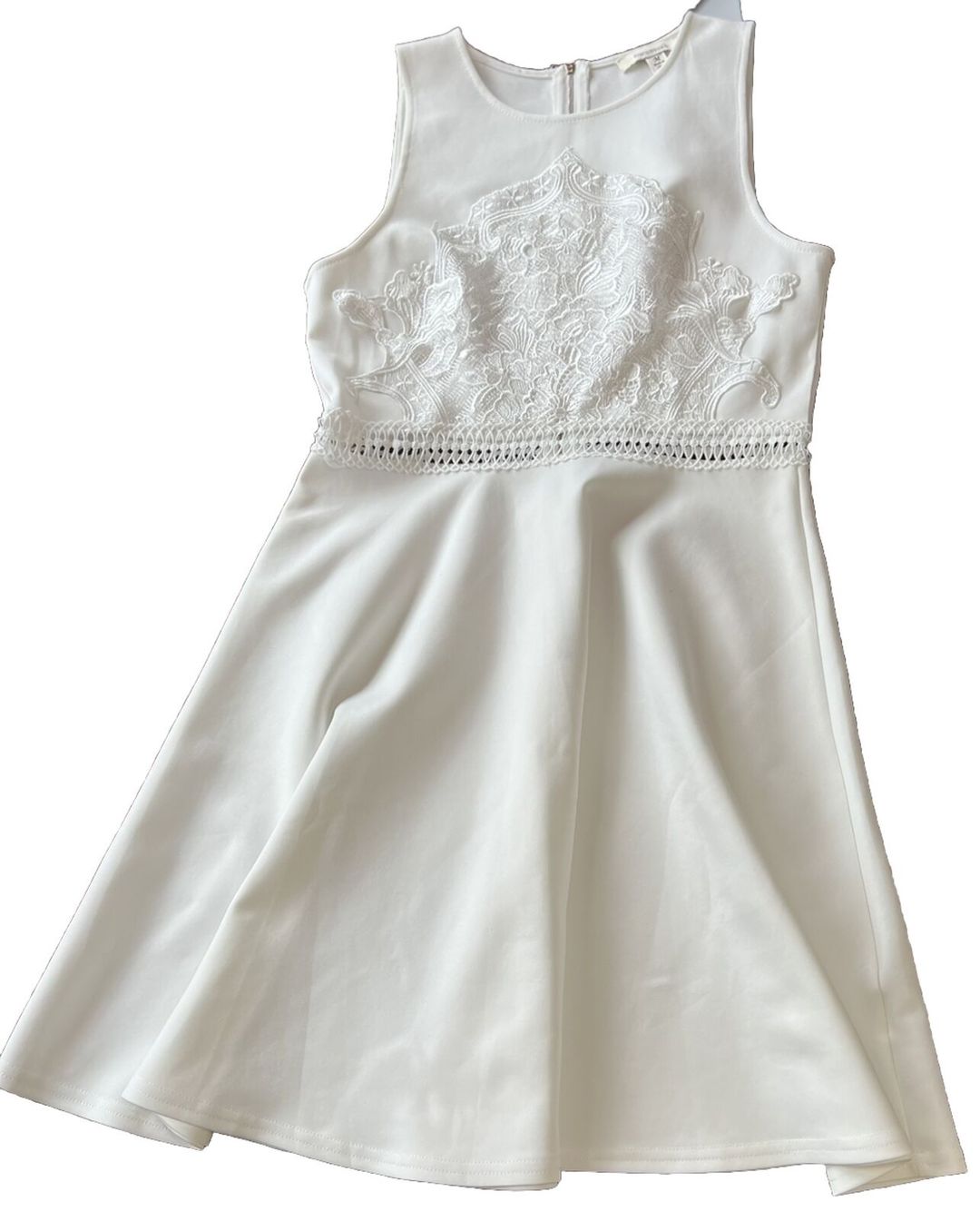 Francesca's Size Medium White Dress #2