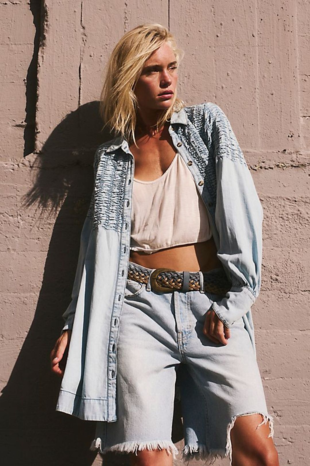 Denim Find Me Now Mini Dress #3