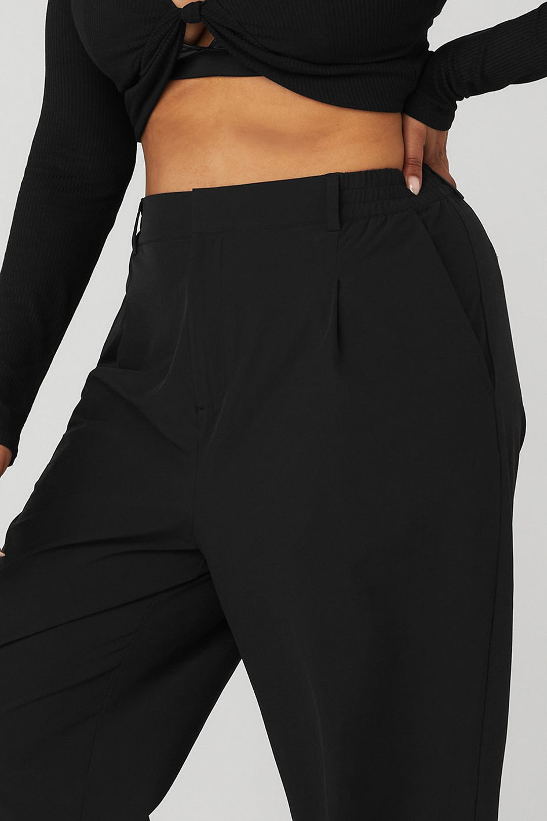 High-Waist Pursuit Trouser - Black #9
