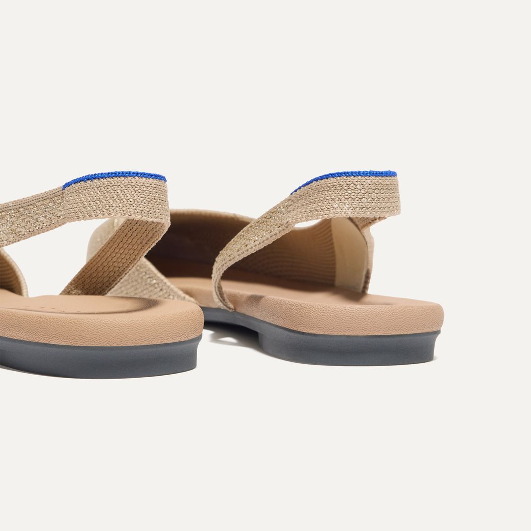 The Almond Slingback - Metallic Prosecco #6