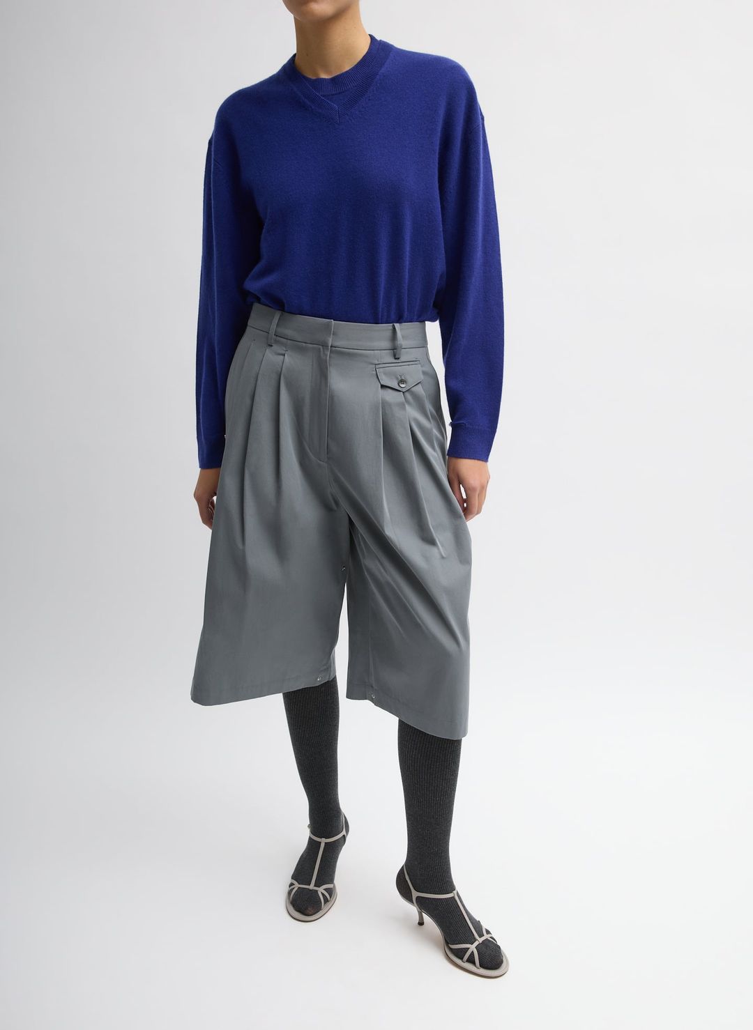 Bio Twill Triple Pleat Short