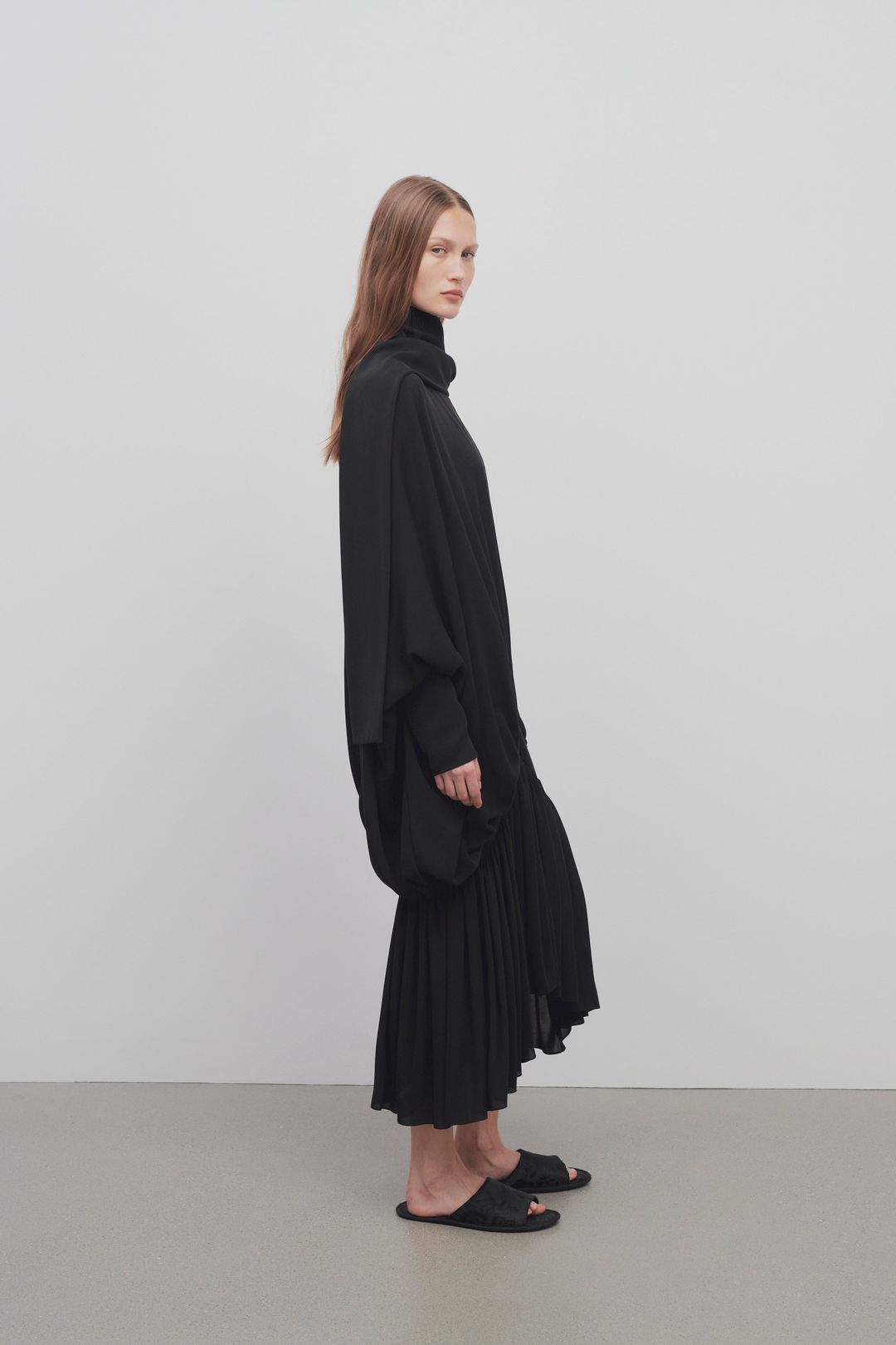 Adrienne Dress in Viscose and Silk #4