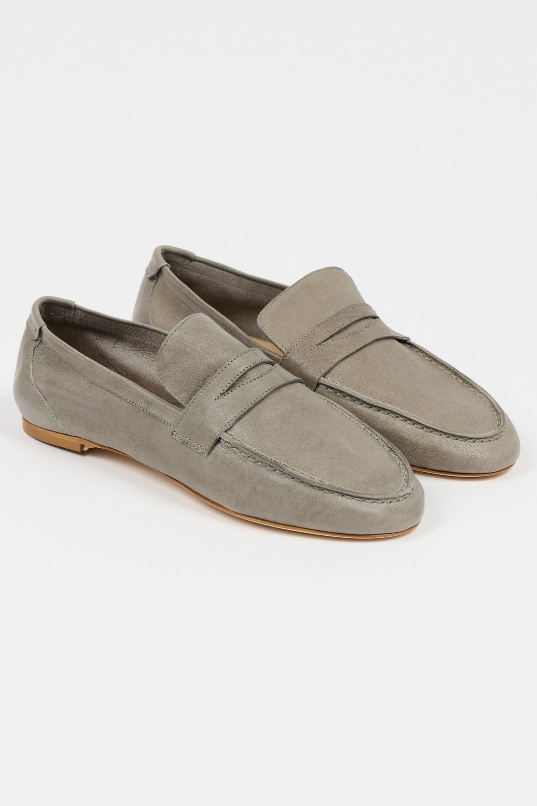 The Unlined Penny Loafer in Graphite