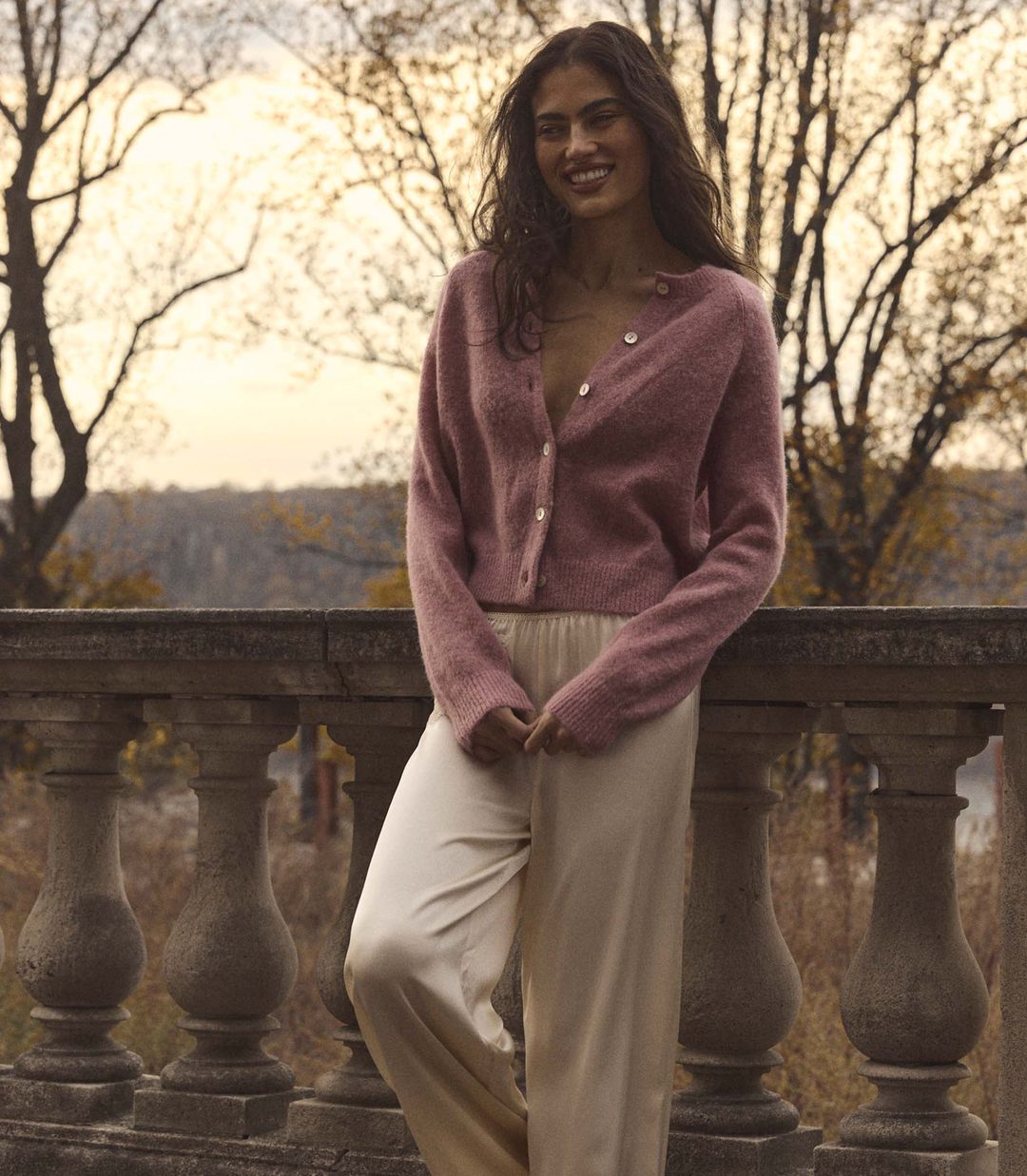 PETRA CARDIGAN -- ROSEBUD #8