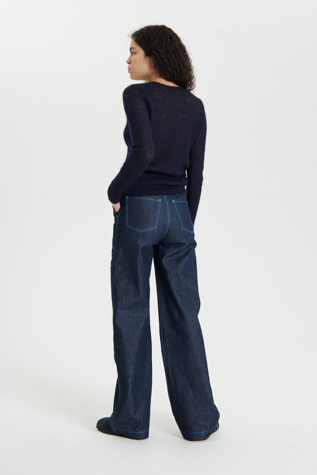 USSI | PULLOVER VENUS SOFT KNIT NAVY #2