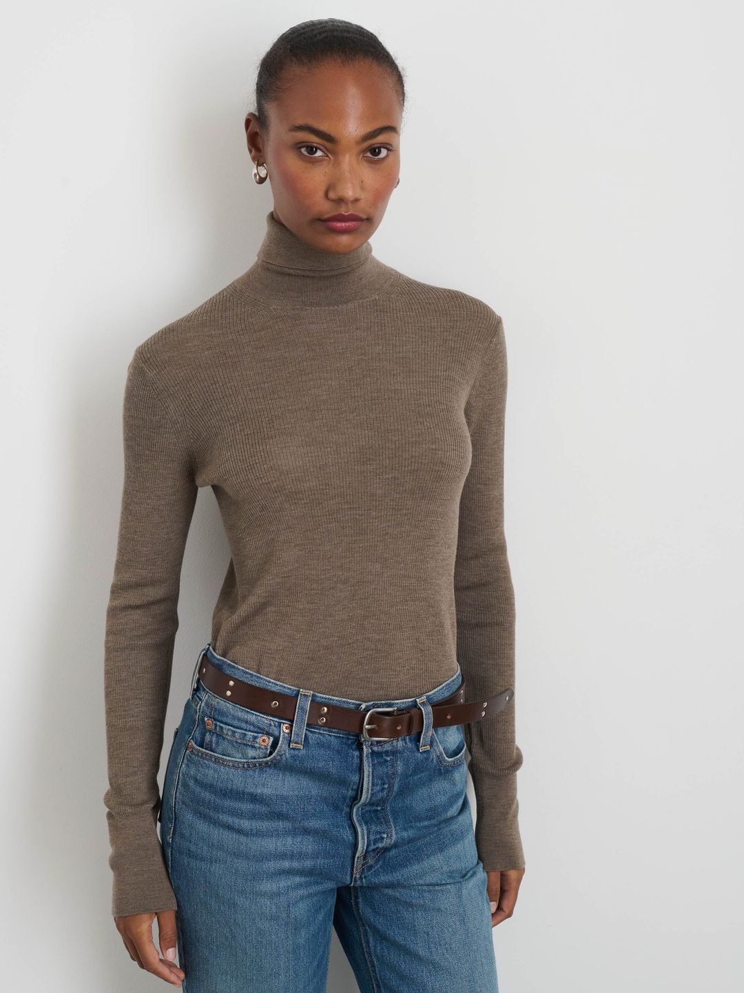 Emmaline Turtleneck In Merino Wool #6