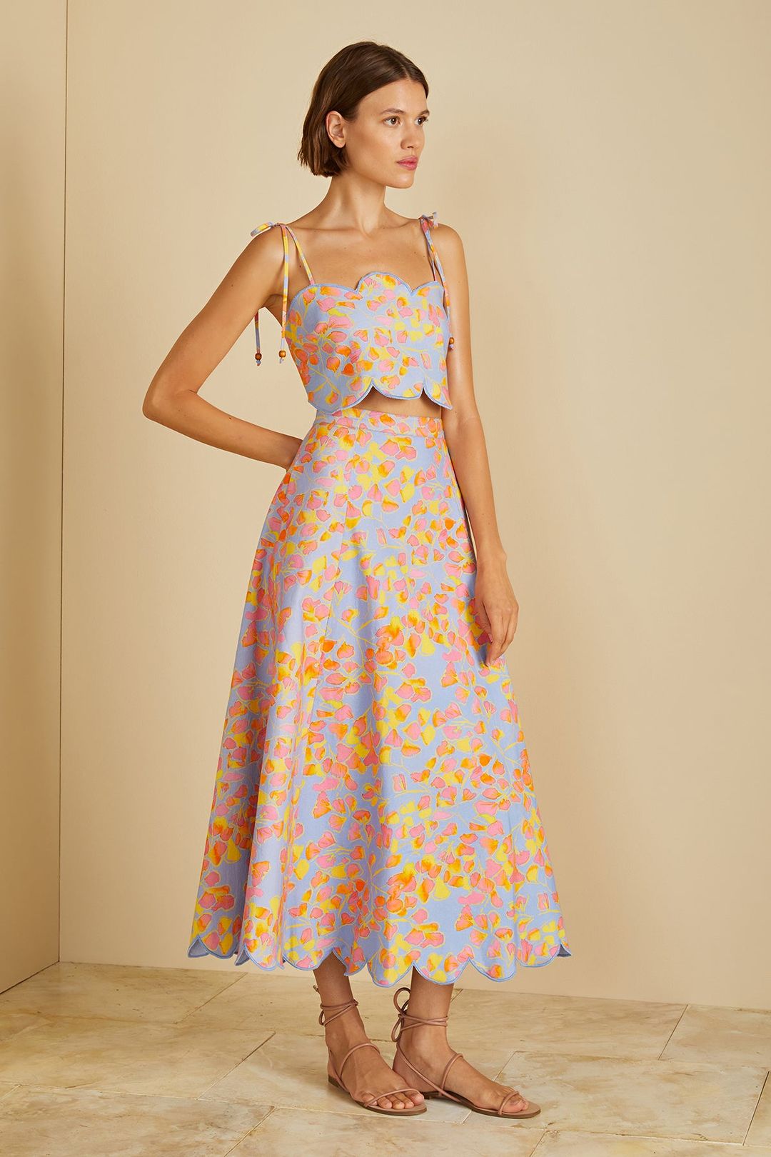 Dia Tie Scallop Top #4