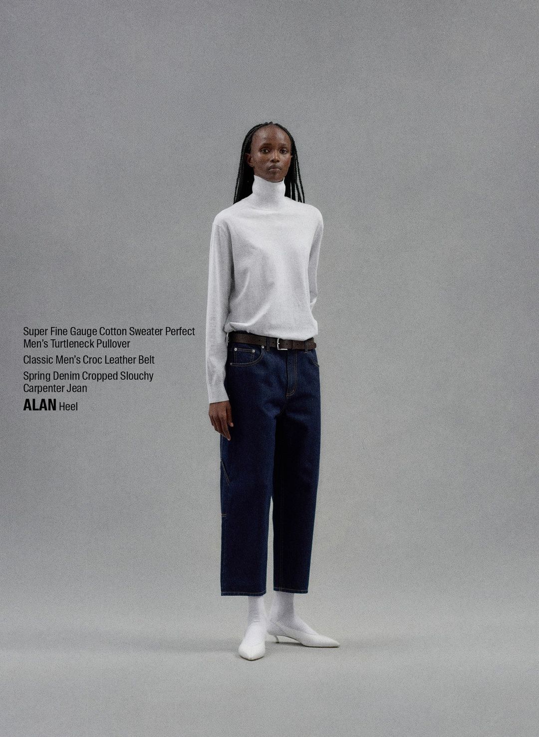 Spring Denim Cropped Slouchy Cargo Jean #2