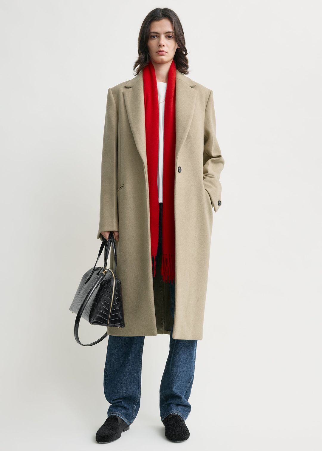 Classic winter coat biscuit