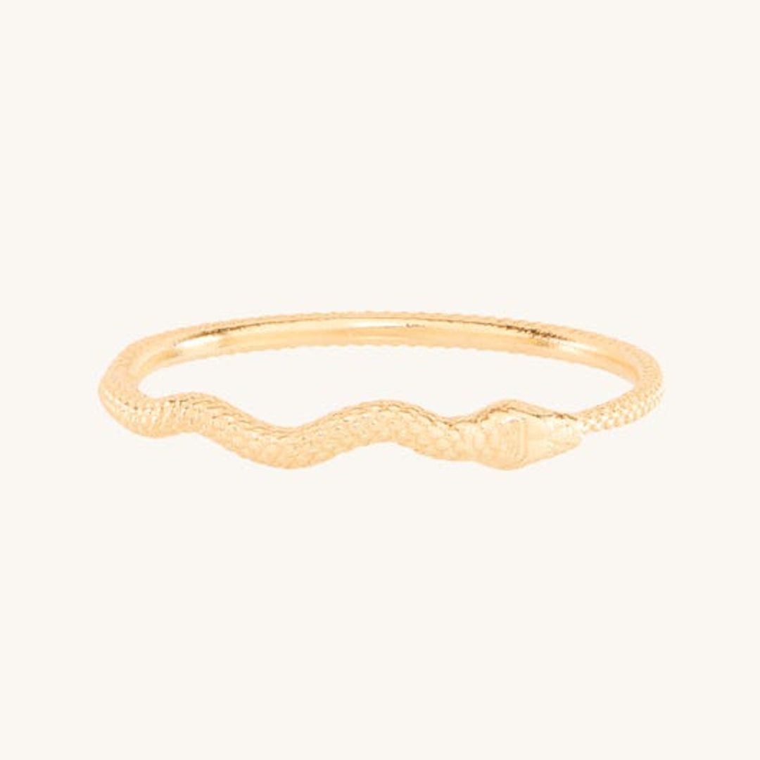 Sylvie Gold Snake Stacking Ring
