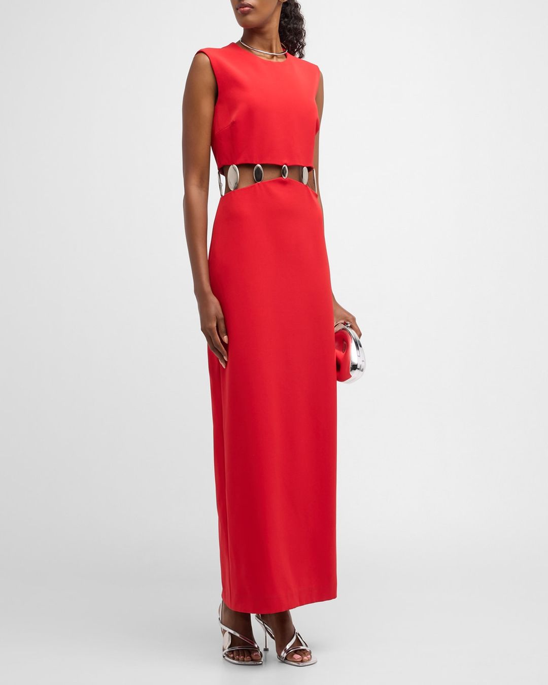Isadora cutout embelllished crepe gown #3