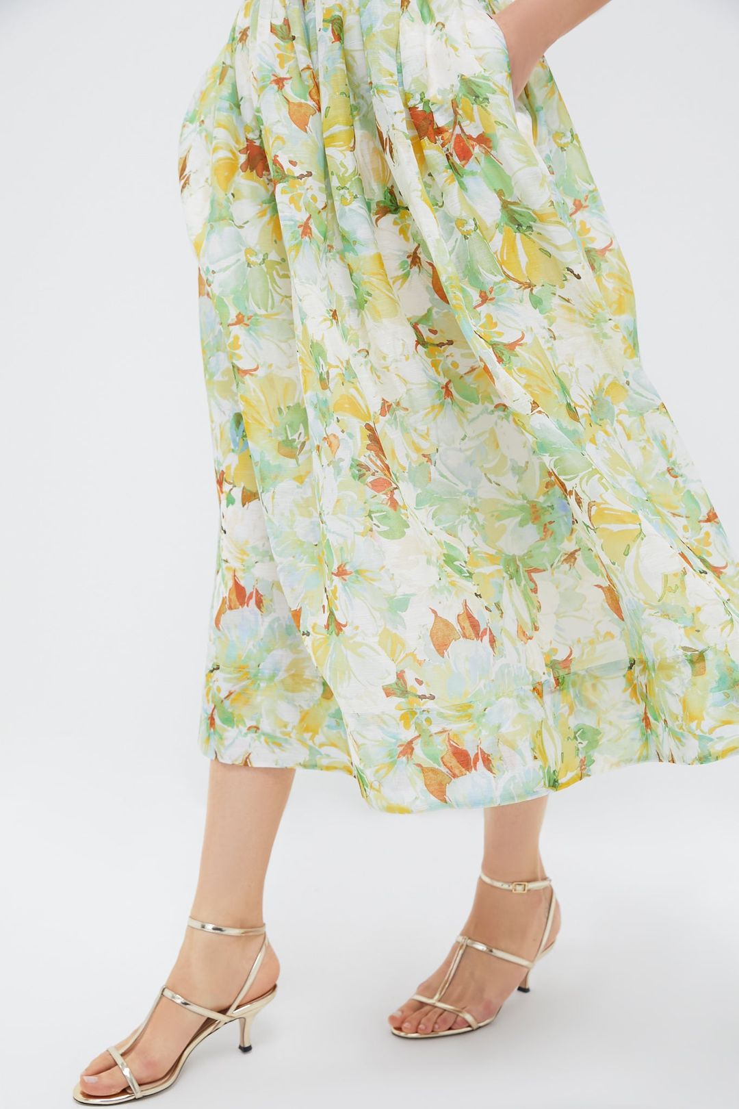 Terra Light Blue Alba Midi Dress #6