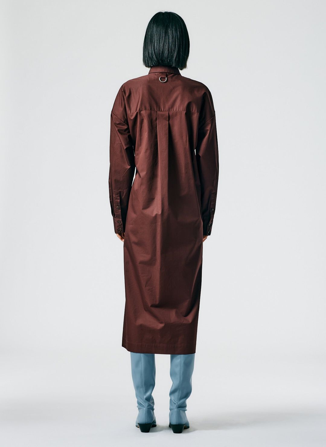 Lightweight Cotton Sateen Shirtdress #5