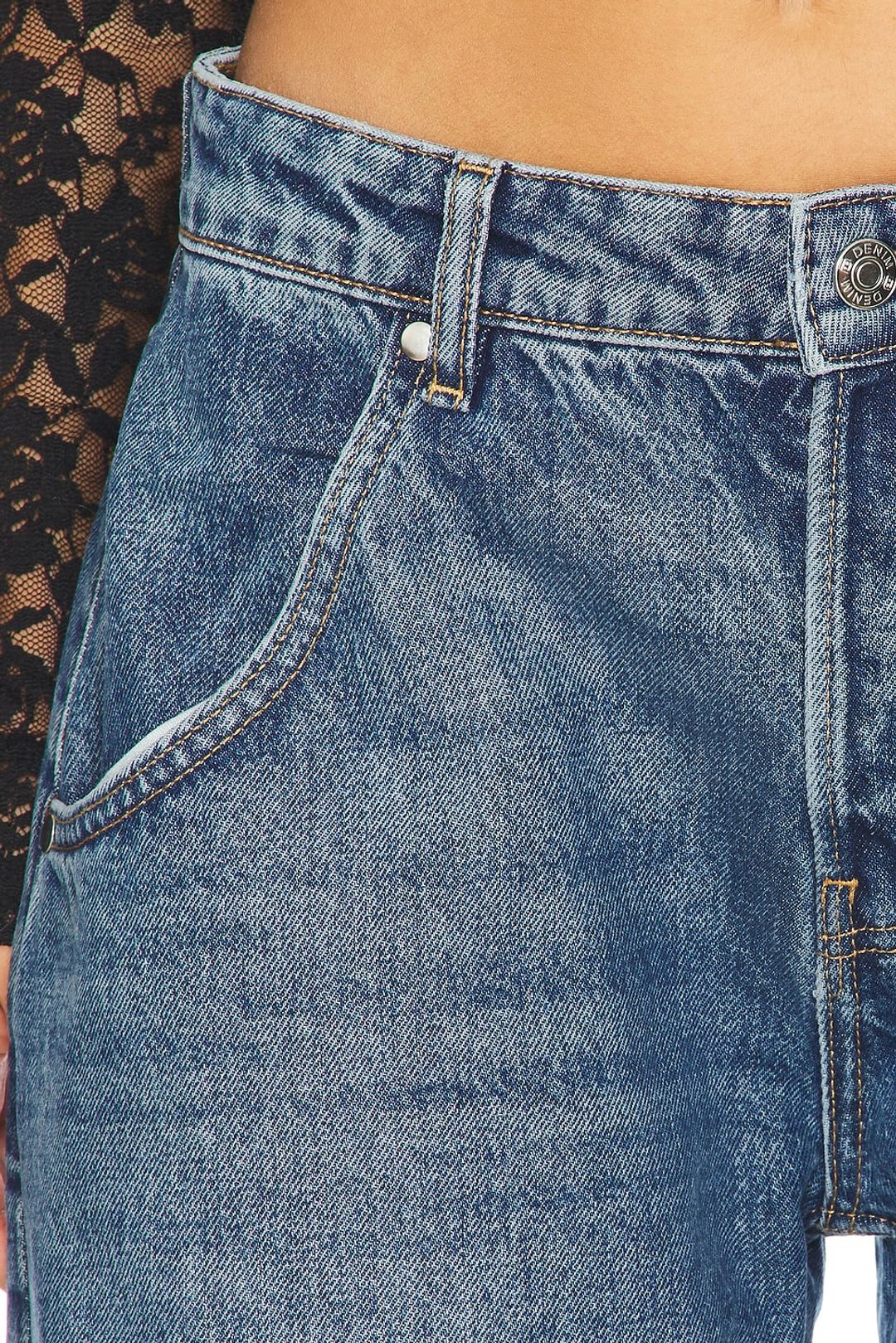 Enzo Mid Rise Barrel Jeans #6